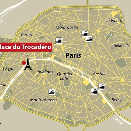 شقة New Trocadero - Eiffel Tower *